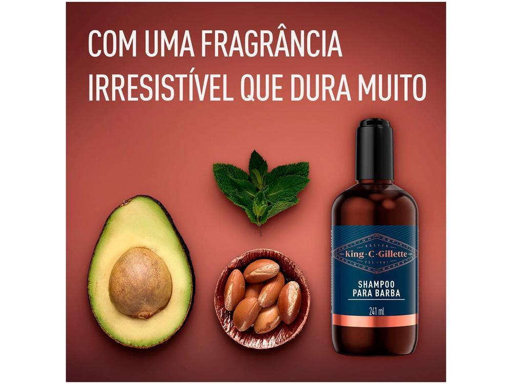 Shampoo para Barba Gillette King C 241ml - 13