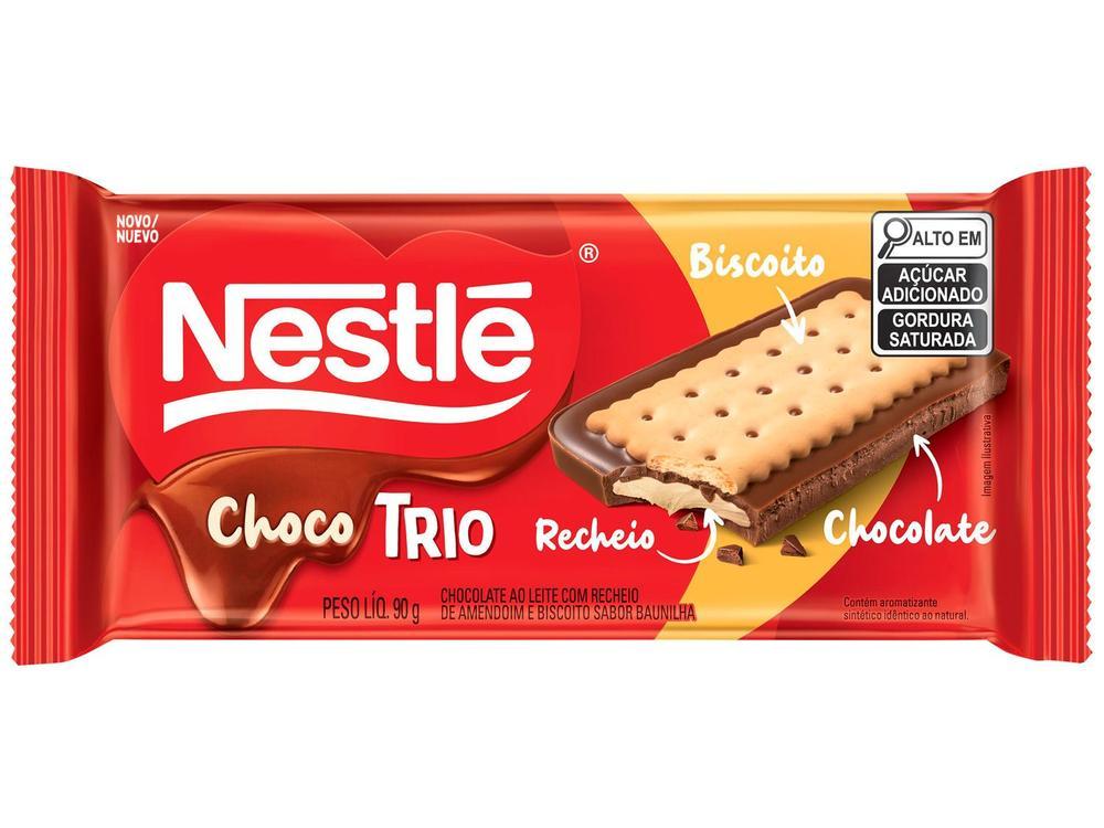 Barra de Chocolate Choco Trio 90g Nestlé - 1
