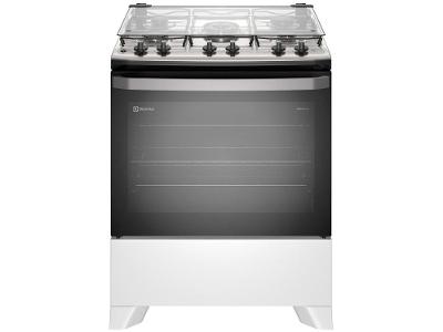 Fogão 5 Bocas Electrolux Branco Efficient PerfectCook FE5IB