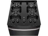 Fogão 4 Bocas Electrolux Prata Mesa de Vidro Efficient com PerfectCook FE4GS - 6