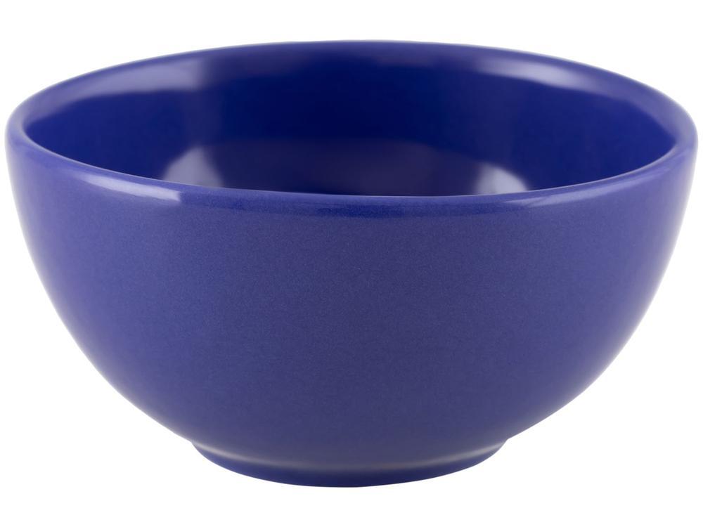 Aparelho de Jantar 12 Peças Alleanza Cerâmica Branco e Azul Redondo Antique - 8