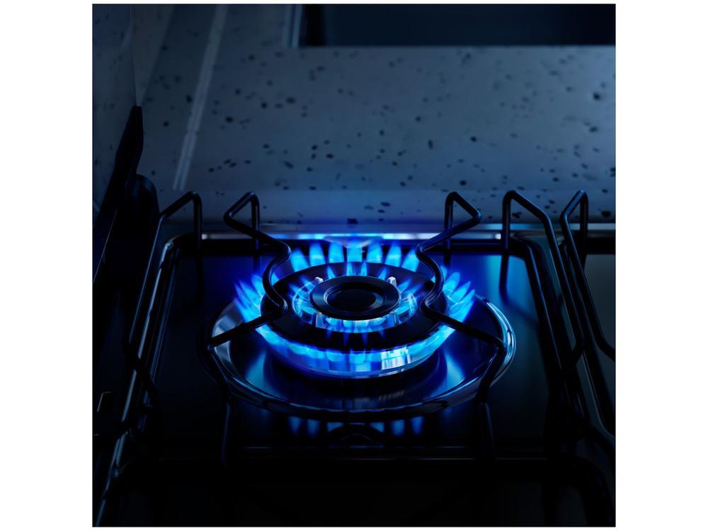 Fogão 4 Bocas Electrolux Preto com Timer VaporBake FE4TP - 14