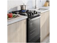 Fogão 4 Bocas Electrolux Preto Mesa de Vidro Efficient PerfectCook FE4GP - 3
