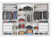 Guarda-roupa Casal com Espelho 3 Portas de Correr - 10