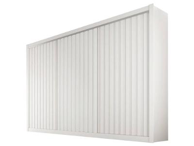 Guarda-roupa Casal 3 Portas de Correr 6 Gavetas Móveis Europa Ripado York