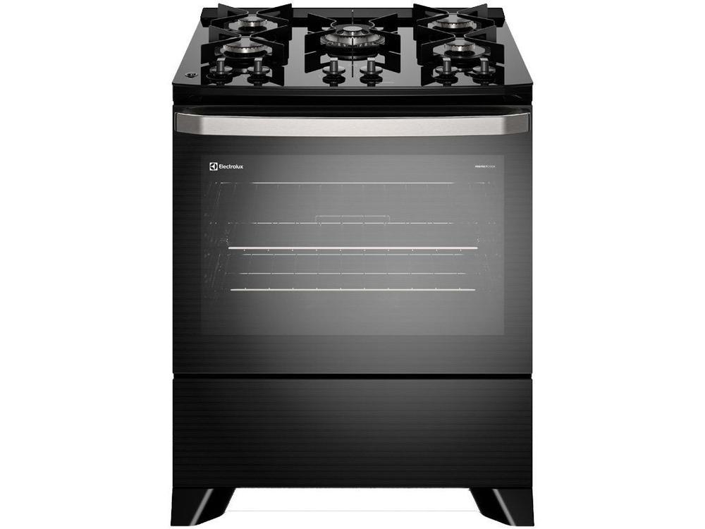 Fogão 5 Bocas Electrolux Preto Mesa de Vidro VaporBake FE5GP - 13