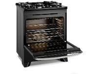 Fogão 5 Bocas Electrolux Preto Mesa de Vidro VaporBake FE5GP - 3