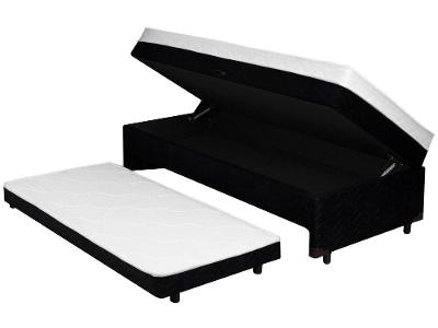 Cama Box Solteiro SMP Conjugada com Cama Auxiliar