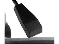 Cadeira de Escritório Diretor Giratória Preta  - 6