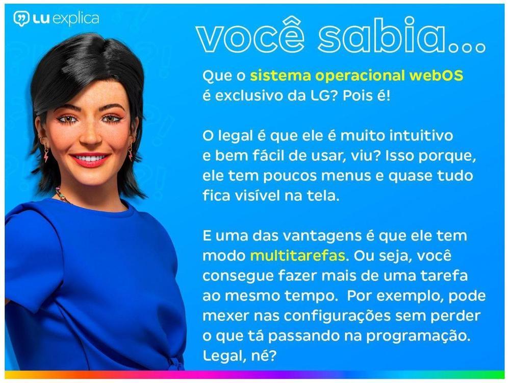 Smart TV 70” 4K UHD LED LG 70UR8750 Wi-Fi Bluetooth Alexa 3 HDMI IA - 3