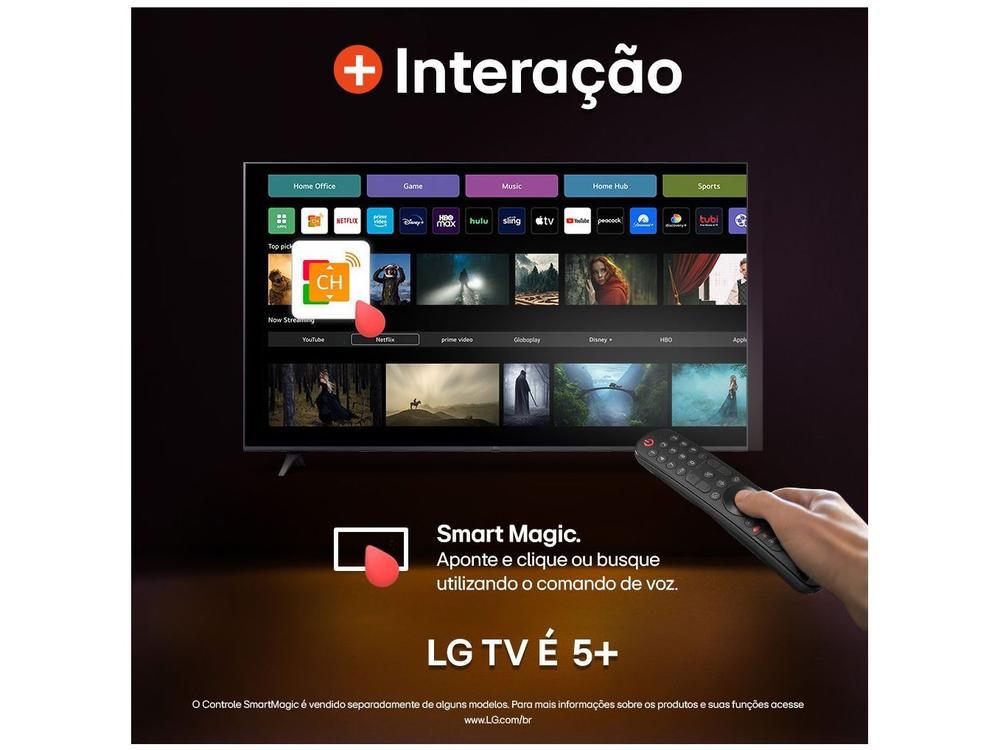 Smart TV 70” 4K UHD LED LG 70UR8750 Wi-Fi Bluetooth Alexa 3 HDMI IA - 7