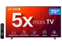 Smart TV 70” 4K UHD LED LG 70UR8750 Wi-Fi Bluetooth Alexa 3 HDMI IA - 1