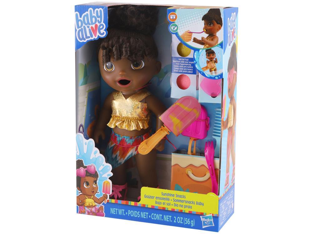 Boneca Baby Alive Dia na Praia Negra - 6