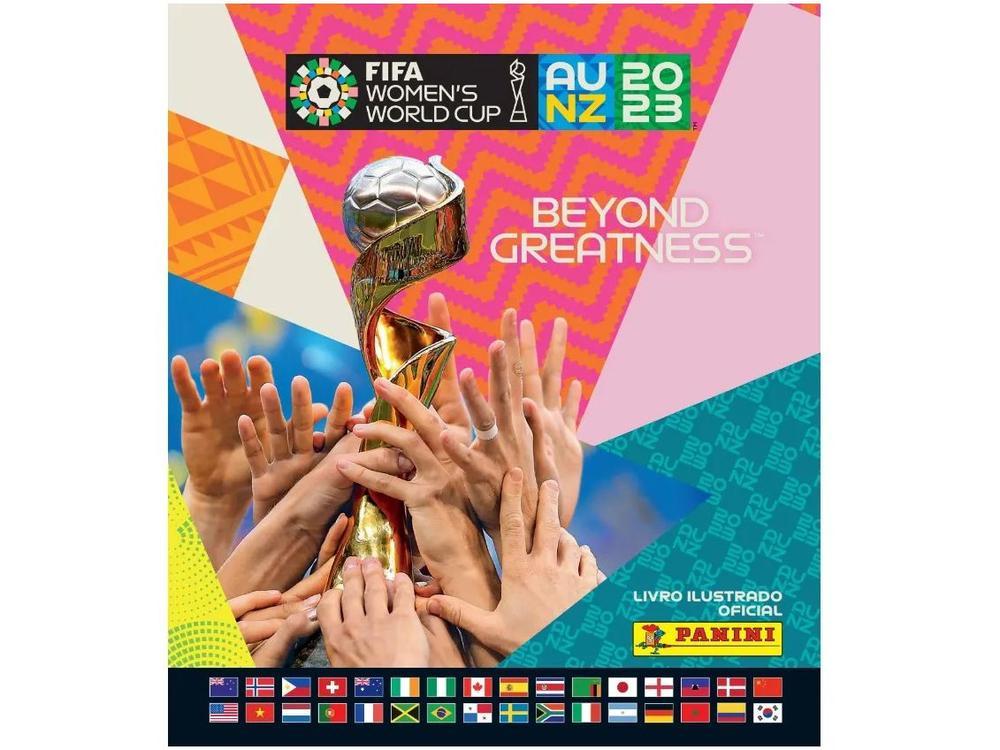 Álbum de Figurinhas Capa Dura Prata Copa do Mundo Feminina 2023 com 50 Envelopes de Figurinhas Panini - 4