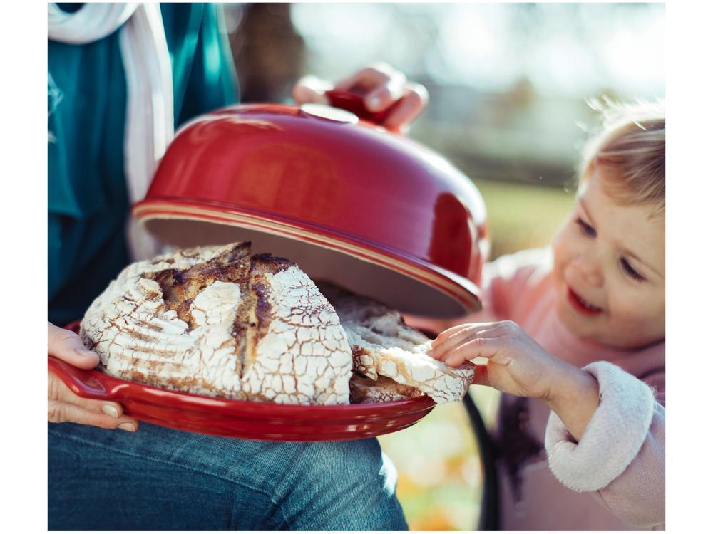 Forma para Pão e Bolo de Cerâmica Redonda 26cm - 6