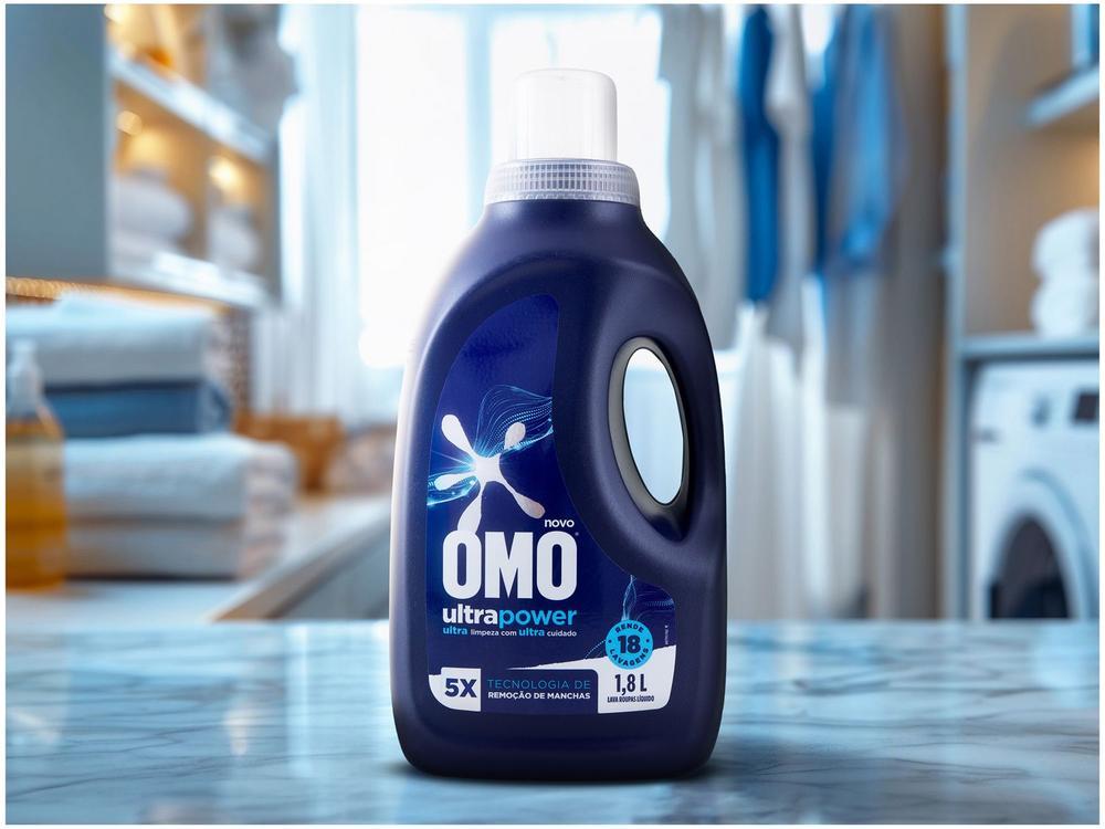 Sabão Líquido Omo Ultra Power Original 1,8L - 12