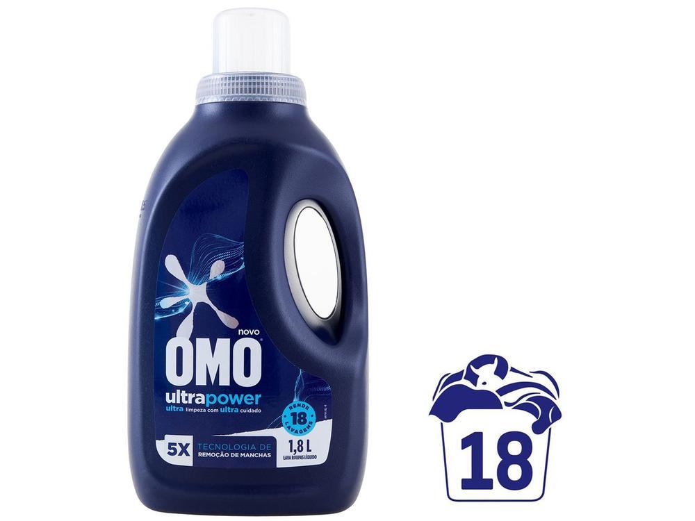 Sabão Líquido Omo Ultra Power Original 1,8L - 20