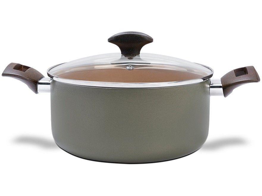 Jogo de Panelas Brinox de Alumínio Verde 5 Peças - 10