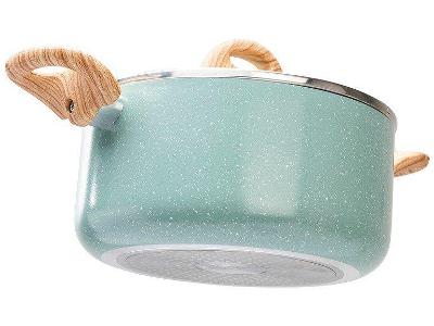 Jogo de Panelas Brinox de Alumínio Verde 6 Peças