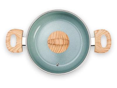 Jogo de Panelas Brinox de Alumínio Verde 6 Peças