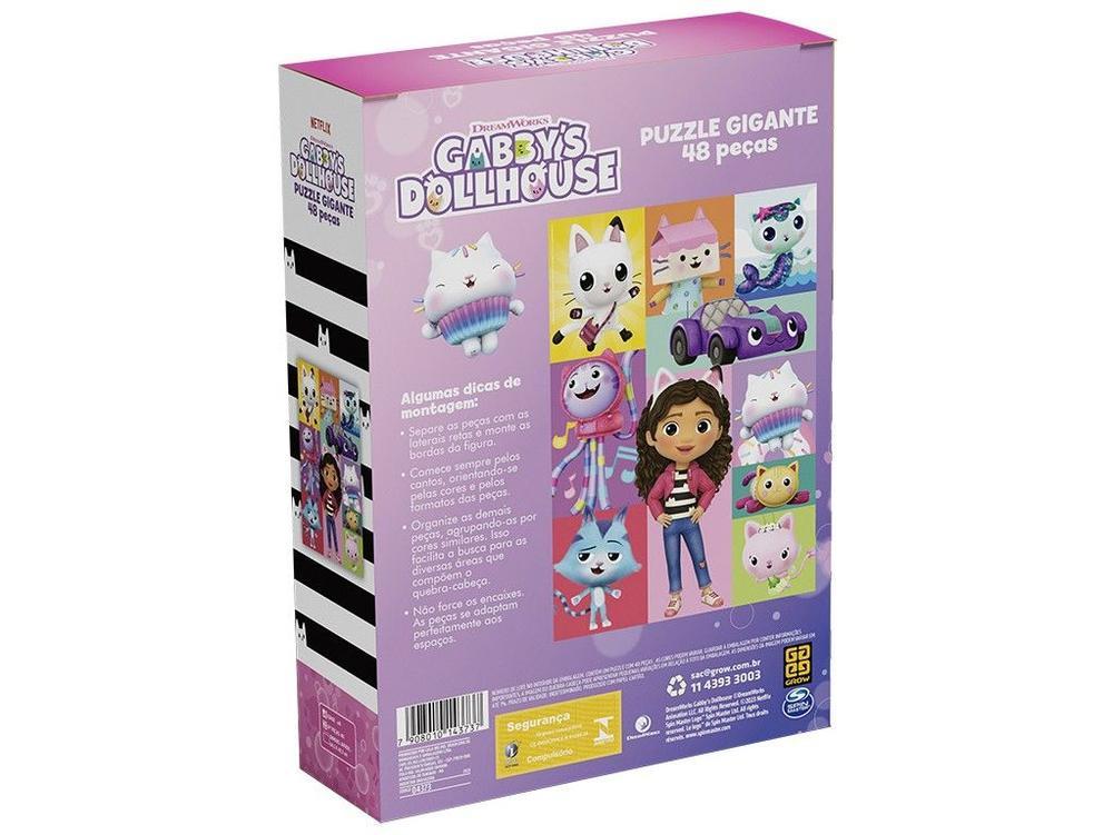 Quebra-cabeça 48 Peças Gabbys Dollhouse Grow - 8