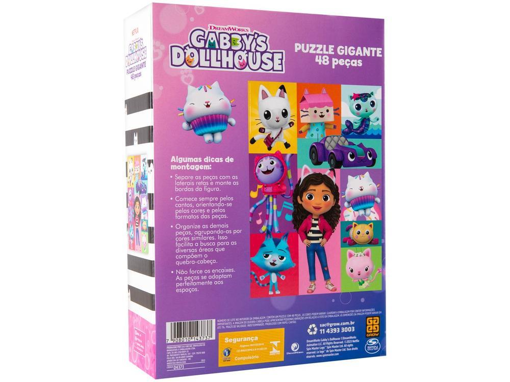 Quebra-cabeça 48 Peças Gabbys Dollhouse Grow - 6