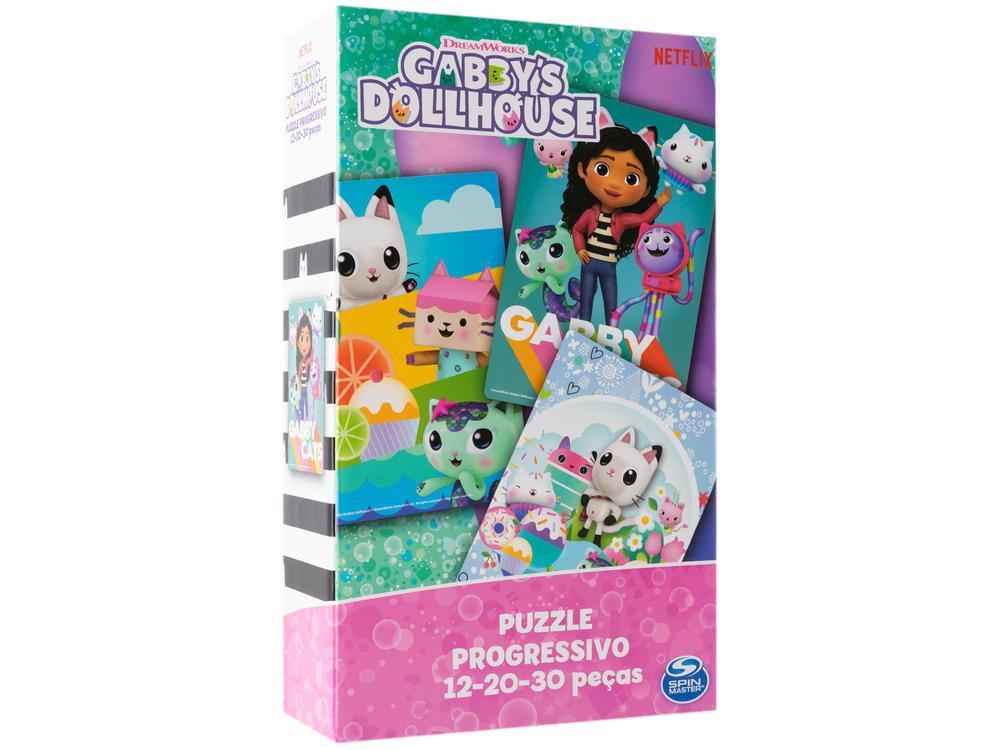 Kit Quebra-cabeça Progressivo Gabbys Dollhouse - 1