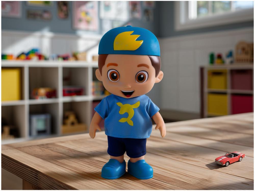 Boneco Luccas Neto Aventureiro Azul - 2