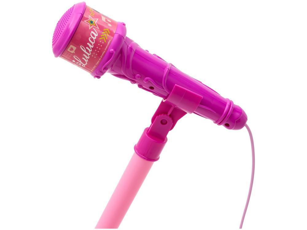 Microfone Com Pedestal Luluca Fun - 11
