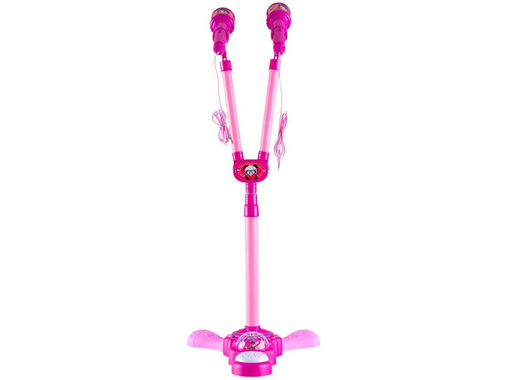 Microfone Com Pedestal Luluca Fun - 4