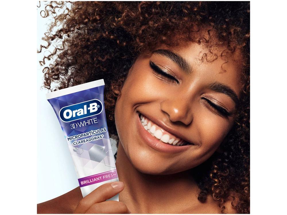 Creme Dental Oral-B 3D White Brilliant Fresh 70g 3 Unidades - 12