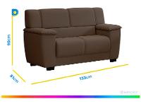 Conjunto de Sofás 2 e 3 Lugares Milão Besthouse