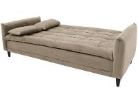 Sofá-cama Casal 3 Lugares Reclinável Suede Linoforte Estela - 7