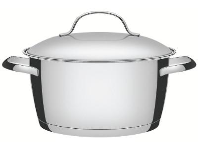 Caçarola Tramontina Inox Fundo Triplo 24cm 5,70L Allegra