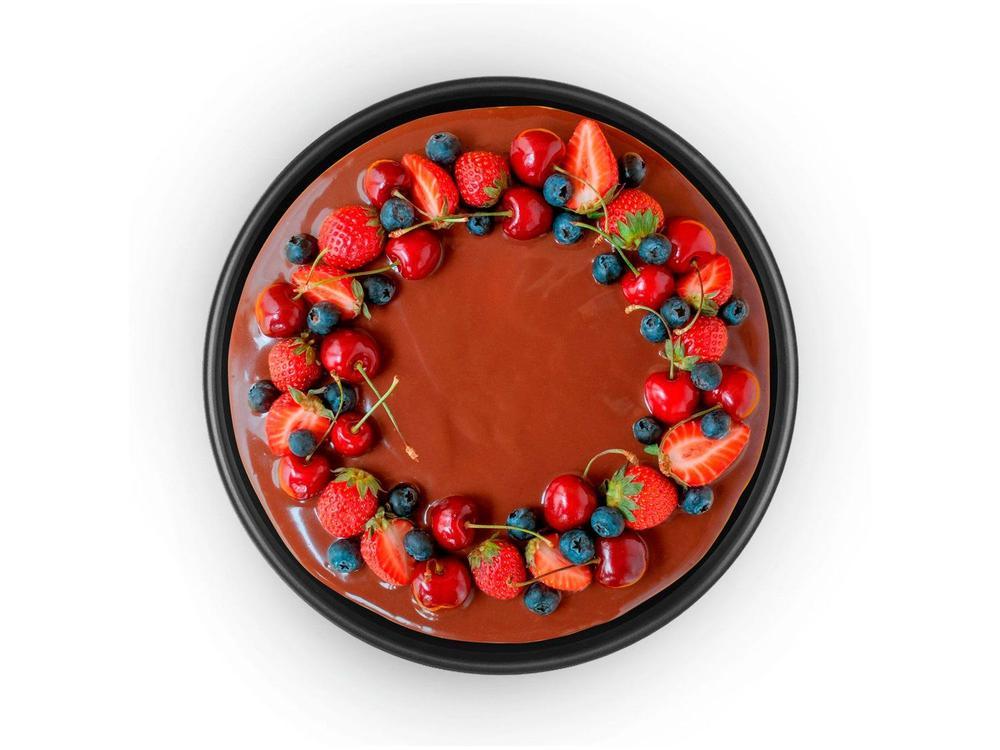 Forma de Bolo de Alumínio Redonda Antiaderente 30cm Rochedo Perfeito - 4