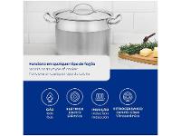 Caldeirão Inox Tramontina Fundo triplo 15,7 L 28cm Professional 62648280 - 5