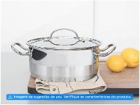 Caçarola Tramontina Inox Fundo Triplo 20cm 3,6L Professional - 2