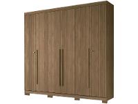 Guarda-roupa Casal 6 Portas 4 Gavetas - 1