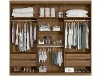 Guarda-roupa Casal 6 Portas 4 Gavetas - 5