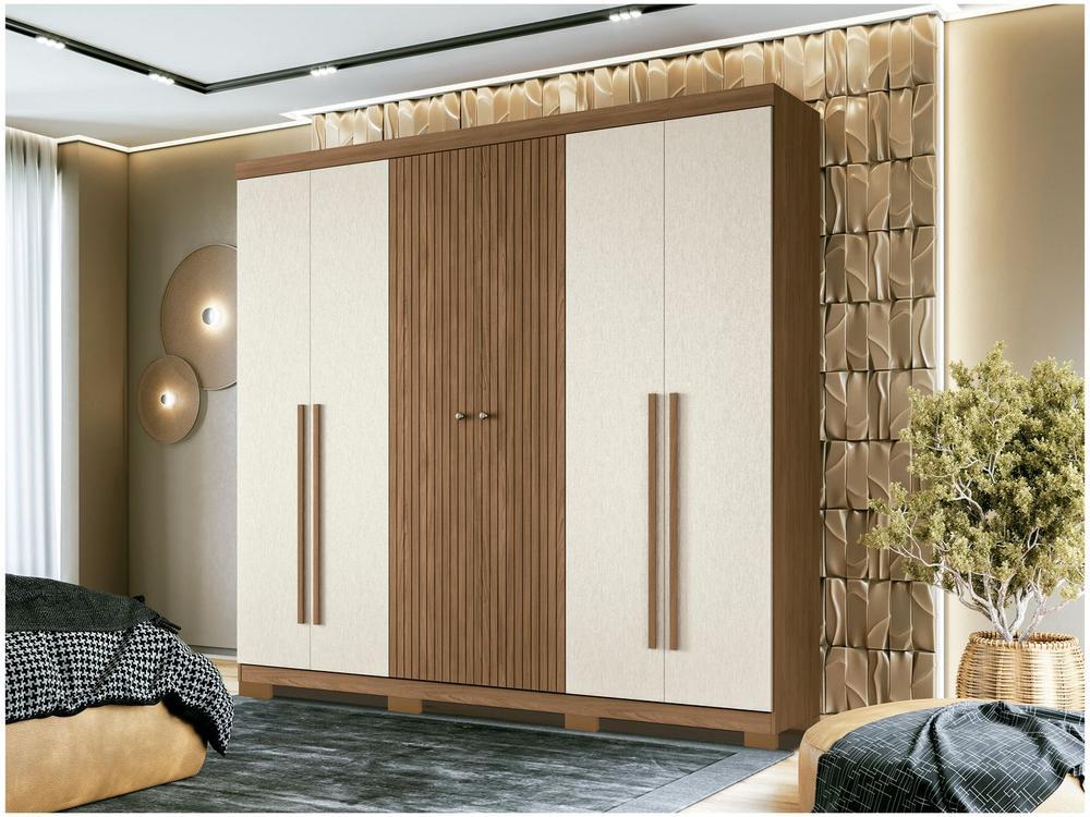 Guarda-roupa Casal 6 Portas 4 Gavetas - 5