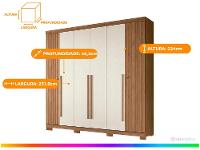 Guarda-roupa Casal 6 Portas 4 Gavetas - 3