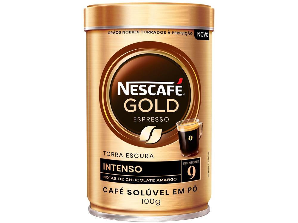 Café Solúvel Nescafé Gold Espresso Intensidade 9 - Lata 100g - 6
