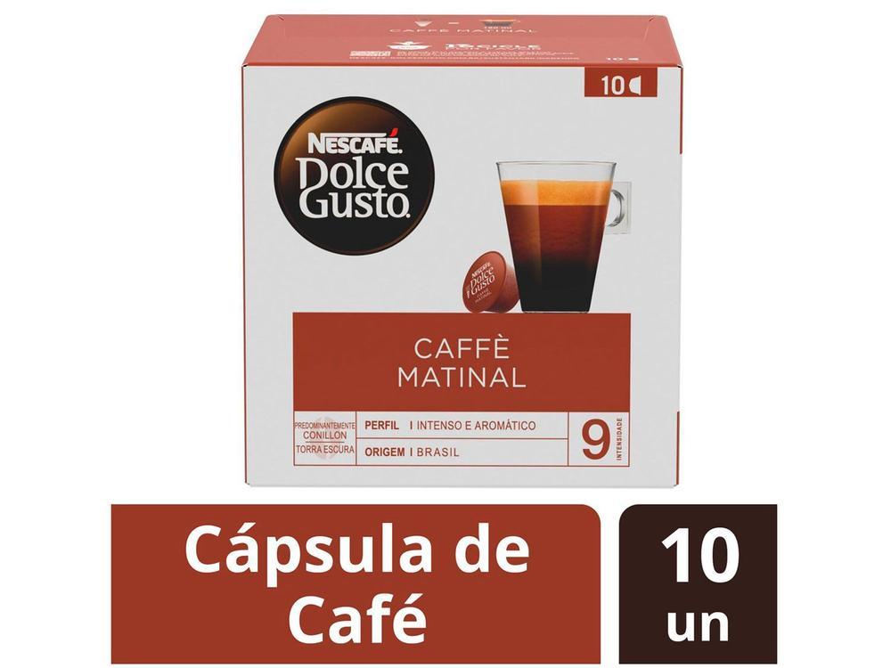 Cápsula de Café Nescafé Dolce Gusto Caffe Matinal 10 Cápsulas 80g - 11