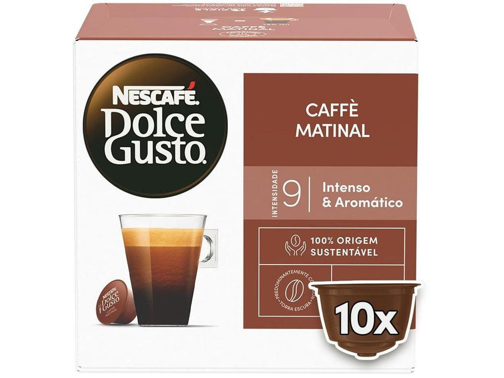 Cápsula de Café Nescafé Dolce Gusto Caffe Matinal 10 Cápsulas 80g - 3