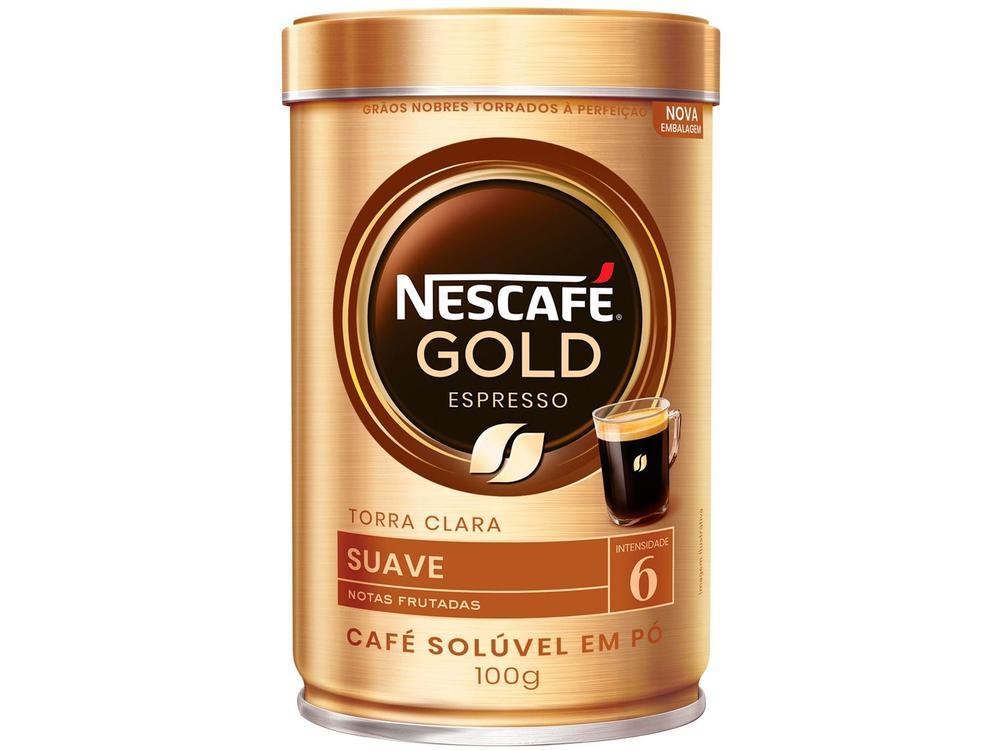 Café Solúvel Nescafé Gold Espresso Intensidade 6  - Lata 100g - 6
