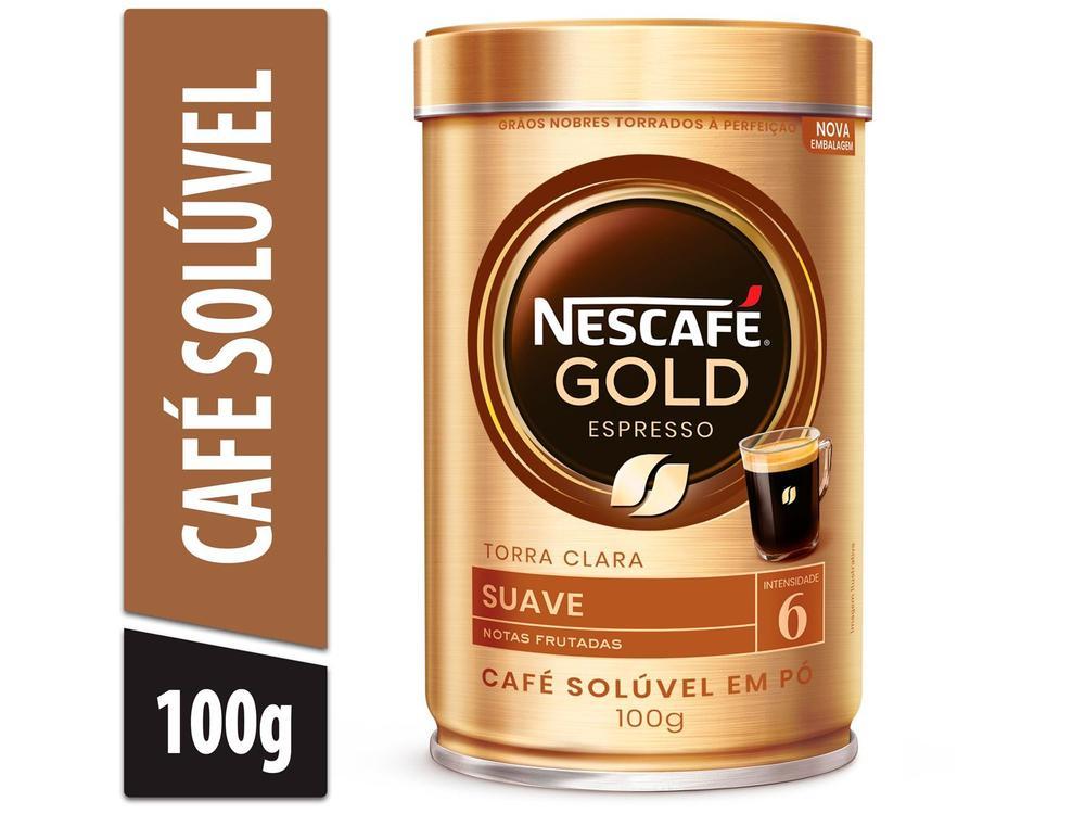 Café Solúvel Nescafé Gold Espresso Intensidade 6  - Lata 100g - 2