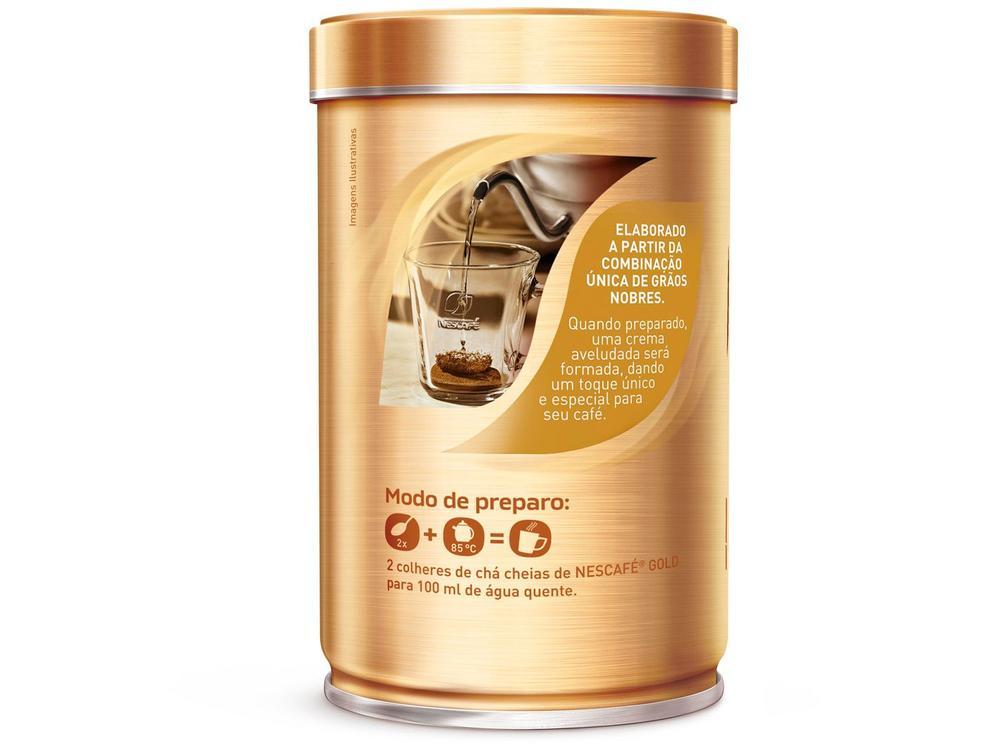 Café Solúvel Nescafé Gold Espresso Intensidade 6  - Lata 100g - 4