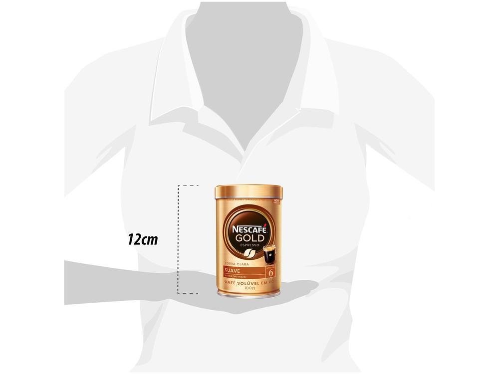 Café Solúvel Nescafé Gold Espresso Intensidade 6  - Lata 100g - 5