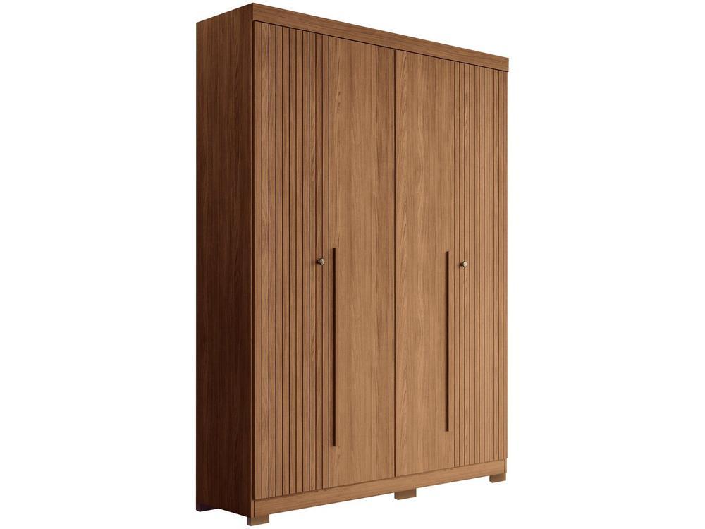 Guarda-roupa Solteiro 4 Portas 2 Gavetas - 1