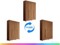 Guarda-roupa Solteiro 4 Portas 2 Gavetas